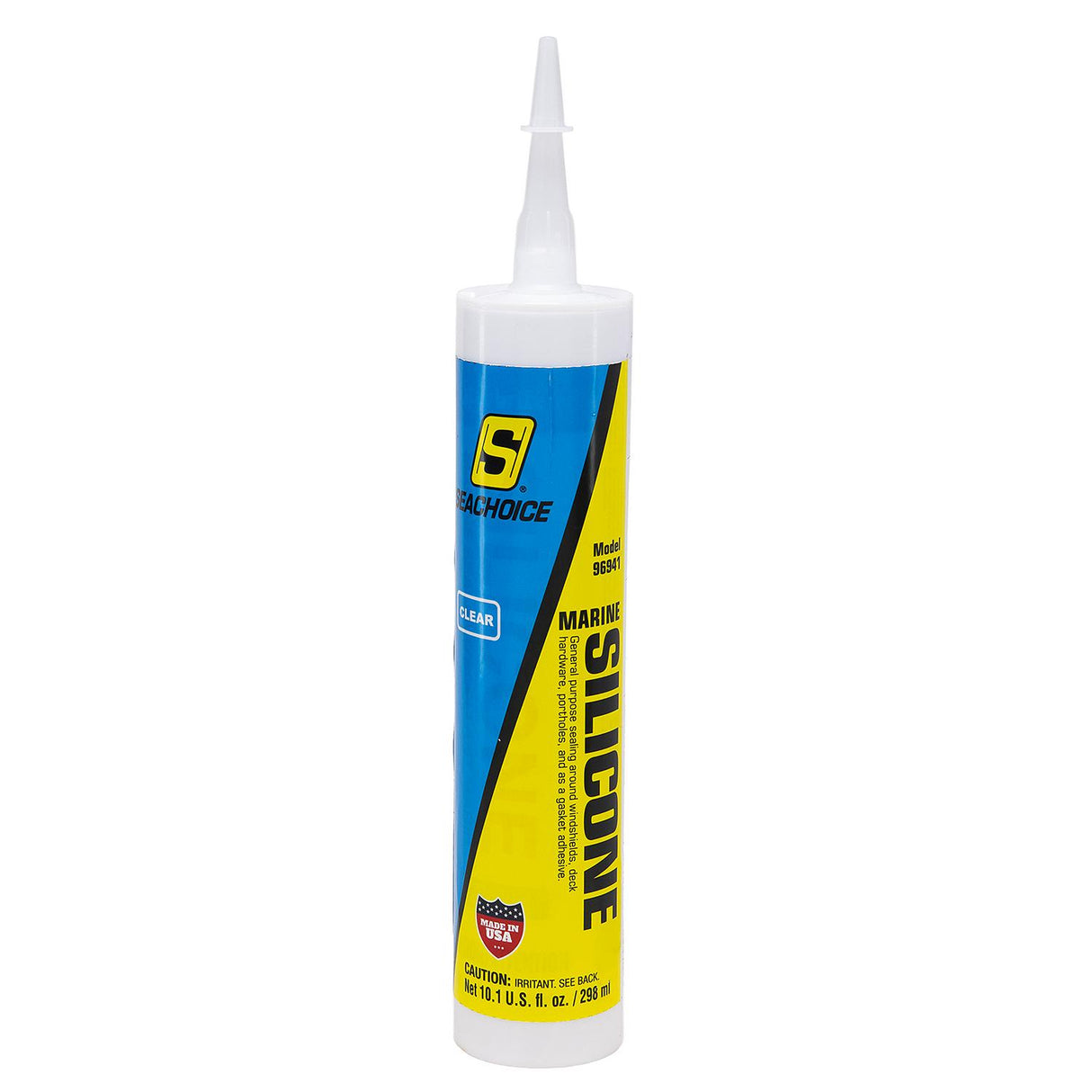 Seachoice 96941 Silicone Sealant Clear 10.1oz. - 50-96941 - official Seachoice product image 4