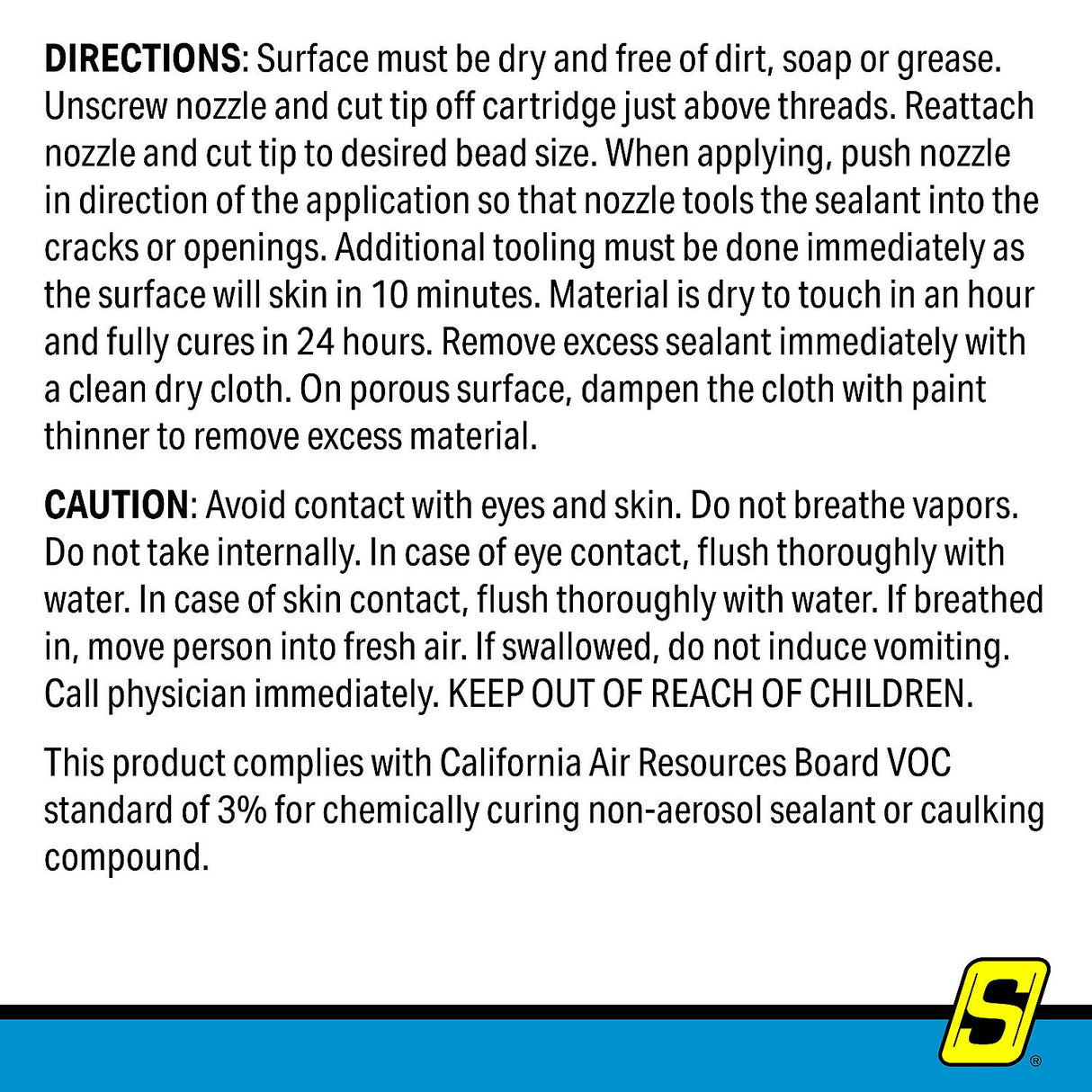 Seachoice 96941 Silicone Sealant Clear 10.1oz. - 50-96941 - official Seachoice product image 6