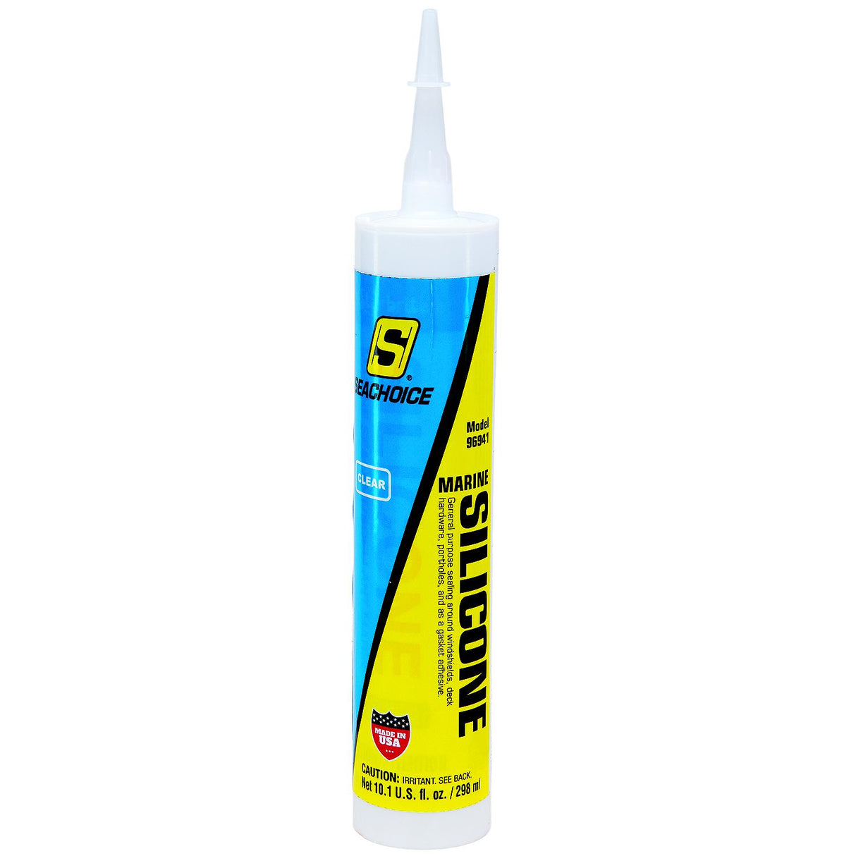 Seachoice 96941 Silicone Sealant Clear 10.1oz. - 50-96941