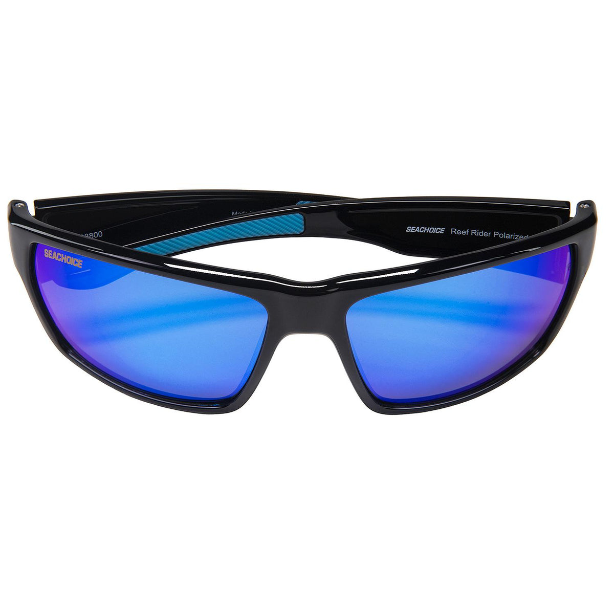 Seachoice 98800 "Reef Rider" Polarized Sunglasses, Frame: Shiny Black, Lens: Blue Mirror - YP120409000000 - image 6