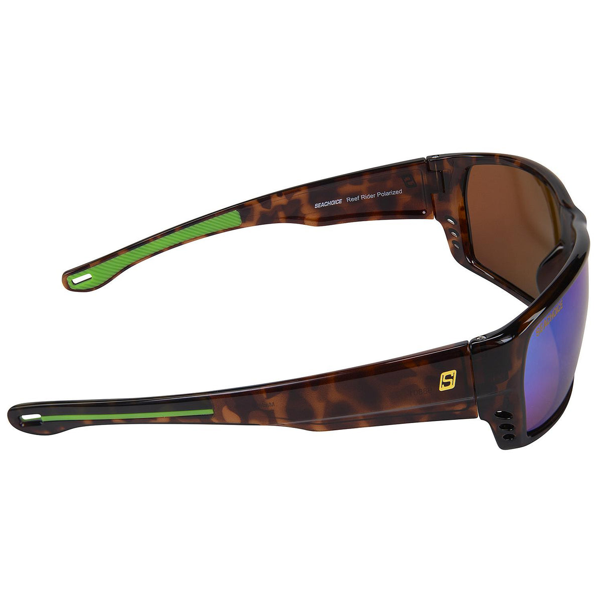 Seachoice 98801 "Reef Rider" Polarized Sunglasses, Frame: Tortoise , Lens: Green Mirror - YP120409000000 - image 5