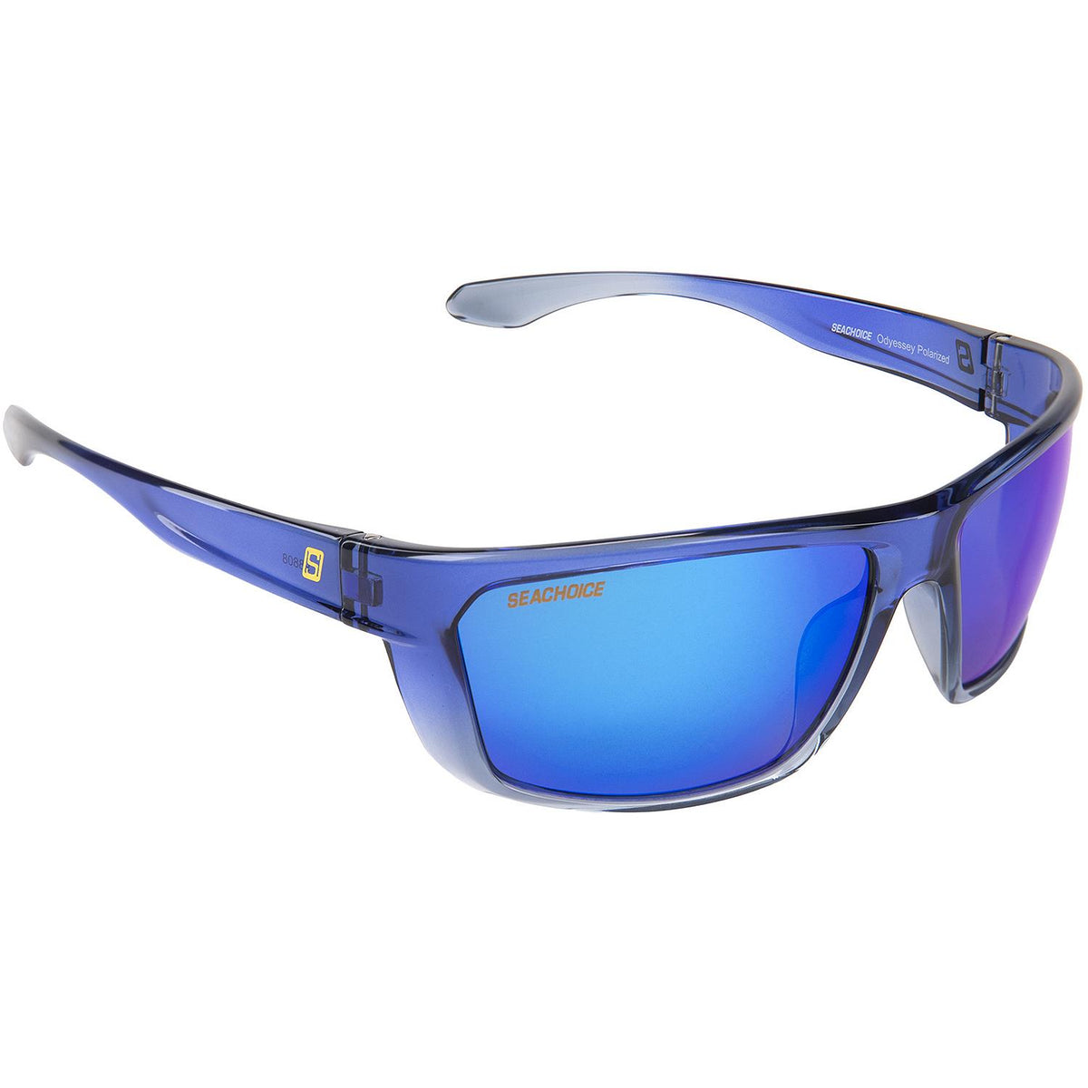 Seachoice 98808 "Odyssey" Polarized Sunglasses, Frame: Shiny Blue Fade, Lens: Blue Mirror - YP120057000000 - image 2