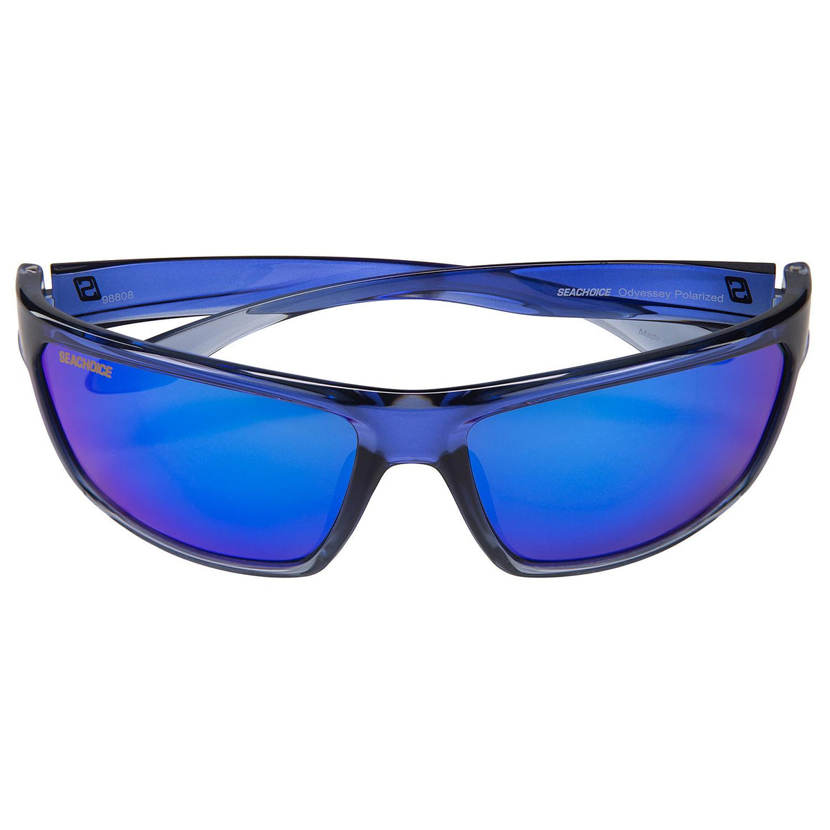 Seachoice 98808 "Odyssey" Polarized Sunglasses, Frame: Shiny Blue Fade, Lens: Blue Mirror - YP120057000000 - image 6