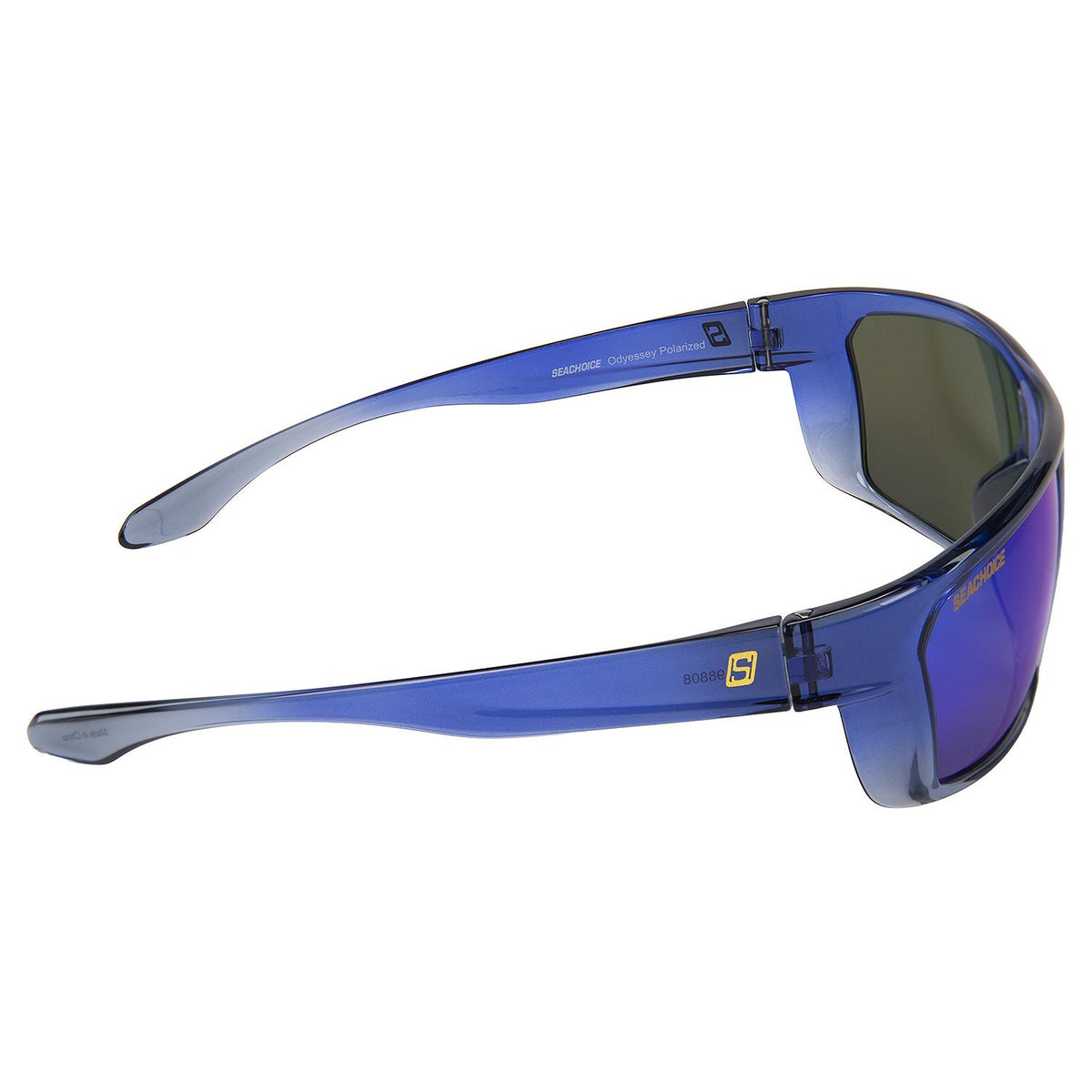 Seachoice 98808 "Odyssey" Polarized Sunglasses, Frame: Shiny Blue Fade, Lens: Blue Mirror - YP120057000000 - image 4
