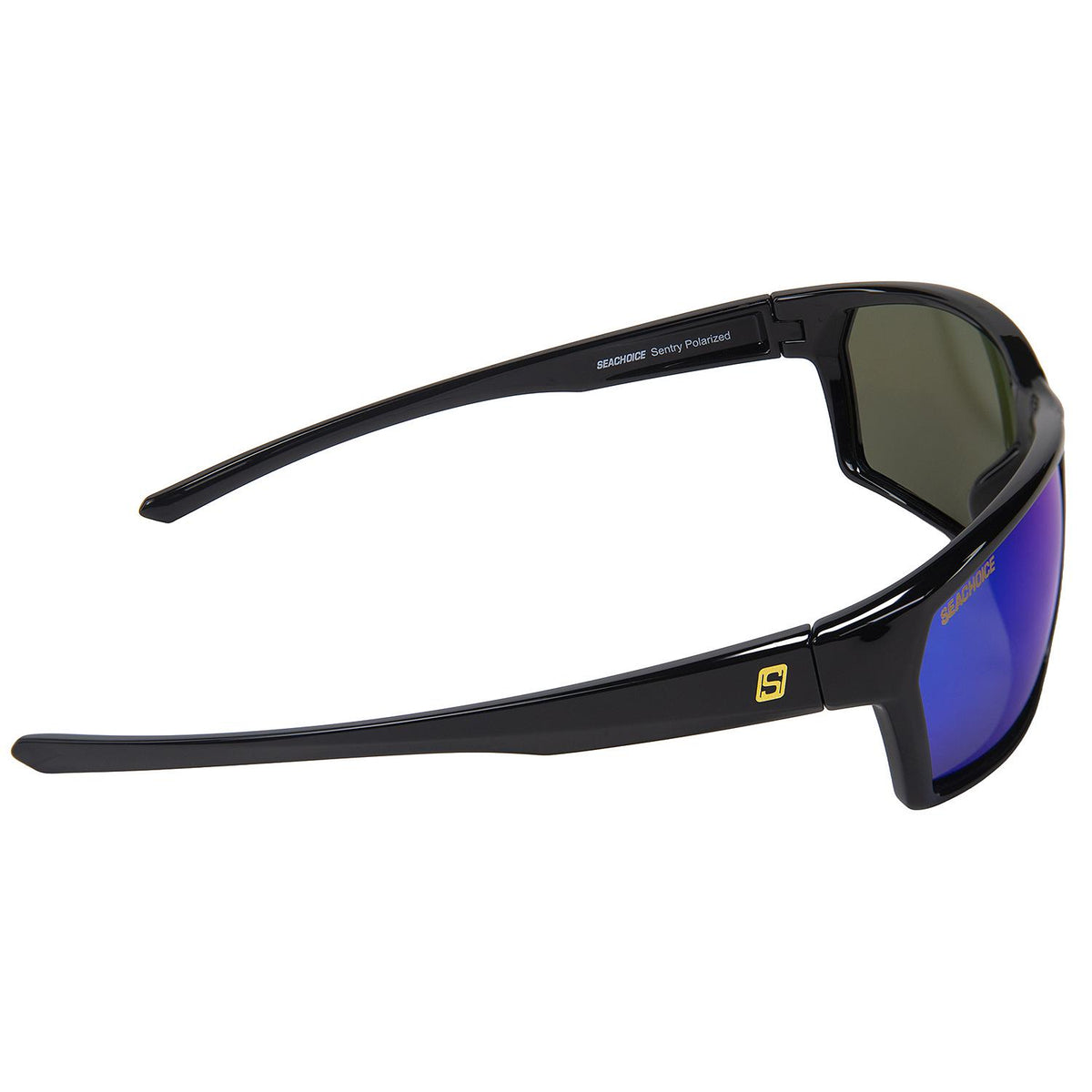 Seachoice 98810 "Sentry" Polarized Sunglasses, Frame: Shiny Black, Lens: Blue Mirror - YPA84038007000 - image 5