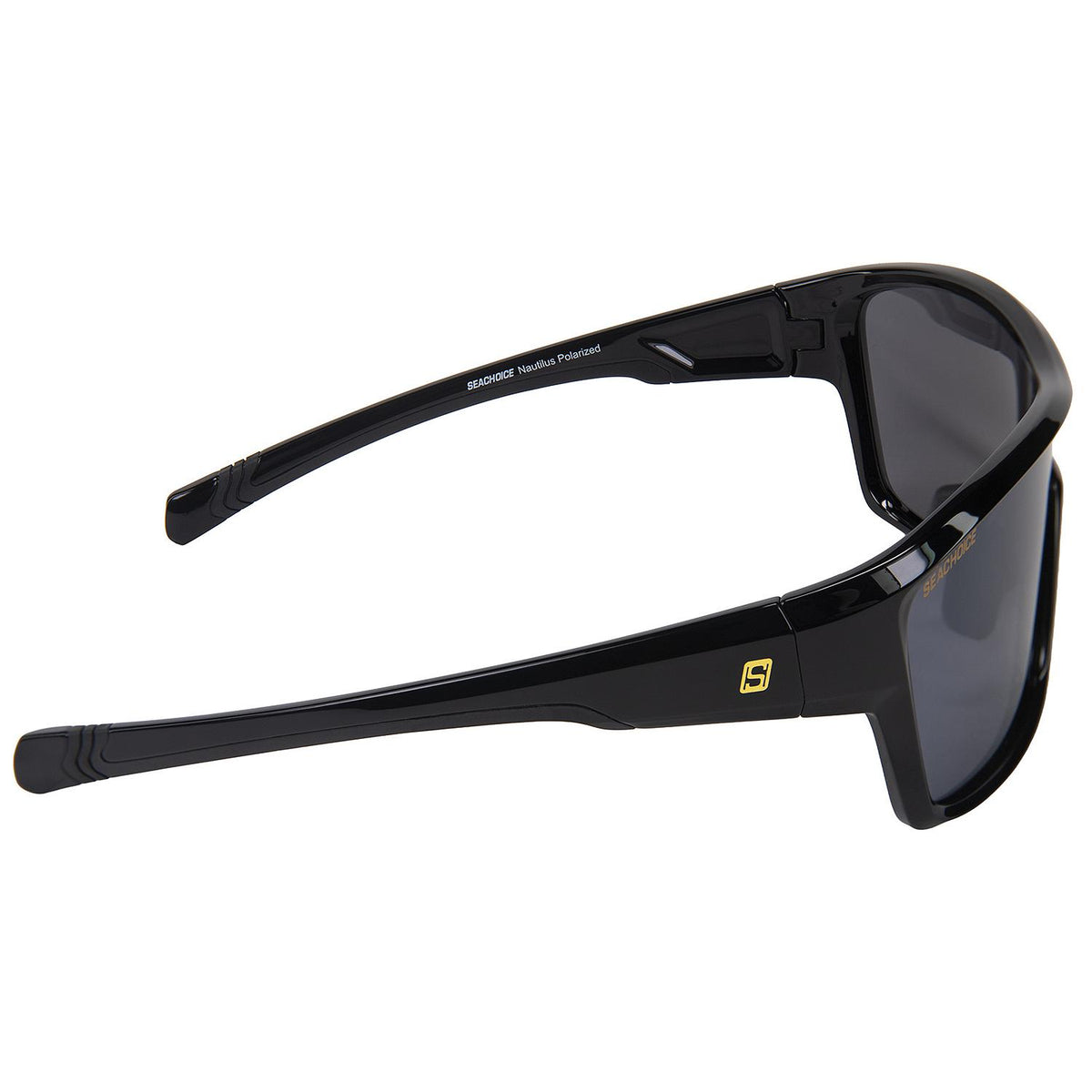 Seachoice 98819 "Nautilus" Polarized Sunglasses, Frame: Shiny Black, Lens: Full Silver Mirror - YP120732000000 - image 4