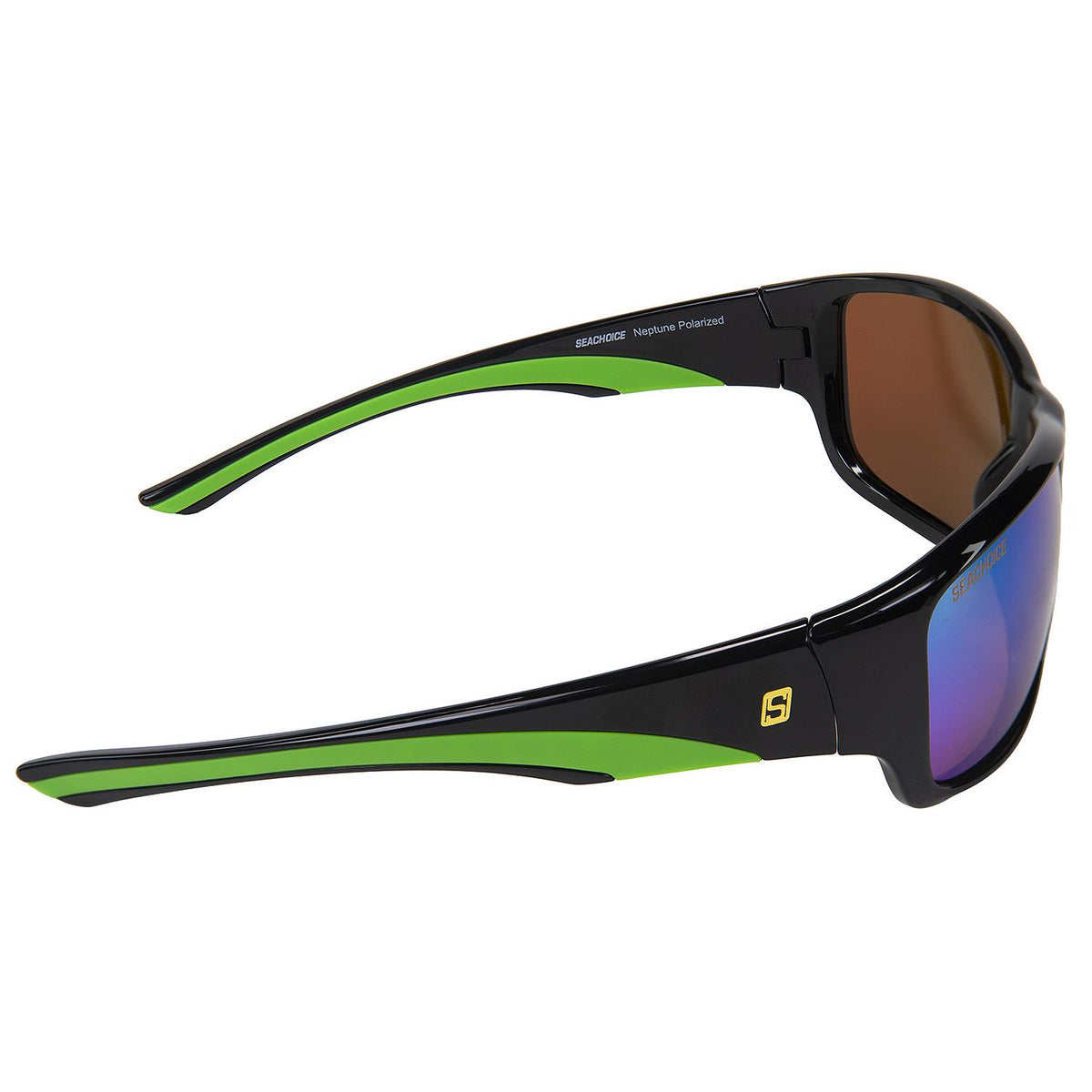 Seachoice 98823 "Neptune" Polarized Sunglasses, Frame: Shiny Black, Lens: Green Mirror - A181133000000 - image 3