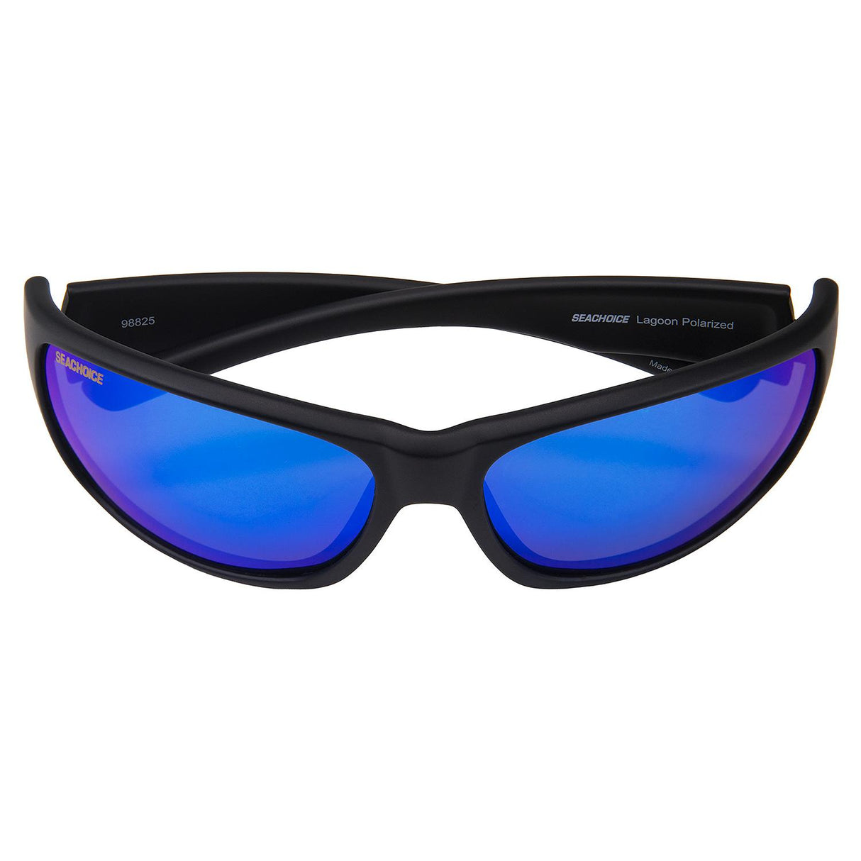 Seachoice 98825 "Lagoon" Polarized Sunglasses, Frame: Matte Black, Lens: Green Mirror - YPA81133005000 - image 6