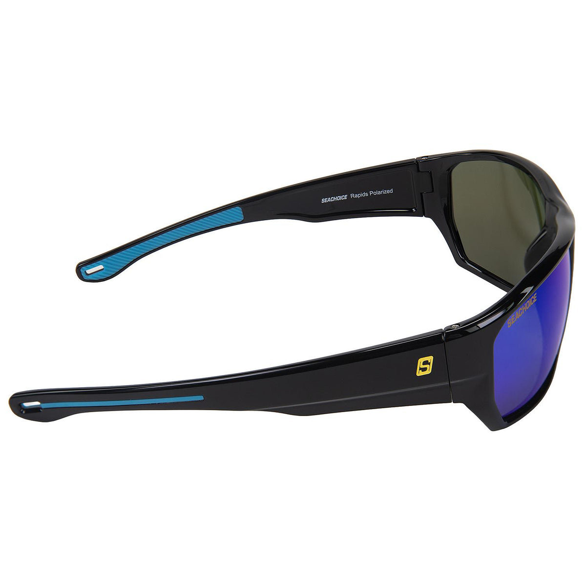 Seachoice 98826 "Rapids" Polarized Sunglasses, Frame: Shiny Black, Lens: Blue Mirror - YP120481000000 - image 5