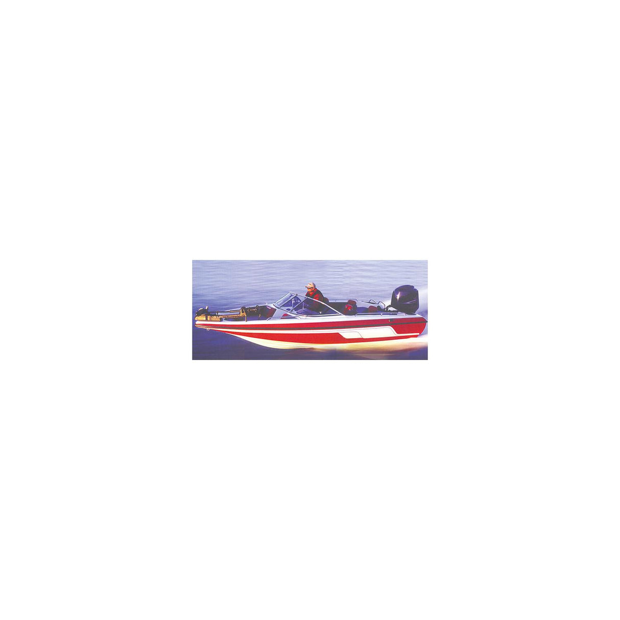 Carver Covers Carver 77318F10 Fish & Ski With Walk-Thru Windshield, 18'6, Poly-Flex II Slate Gray O/B - 77318F10