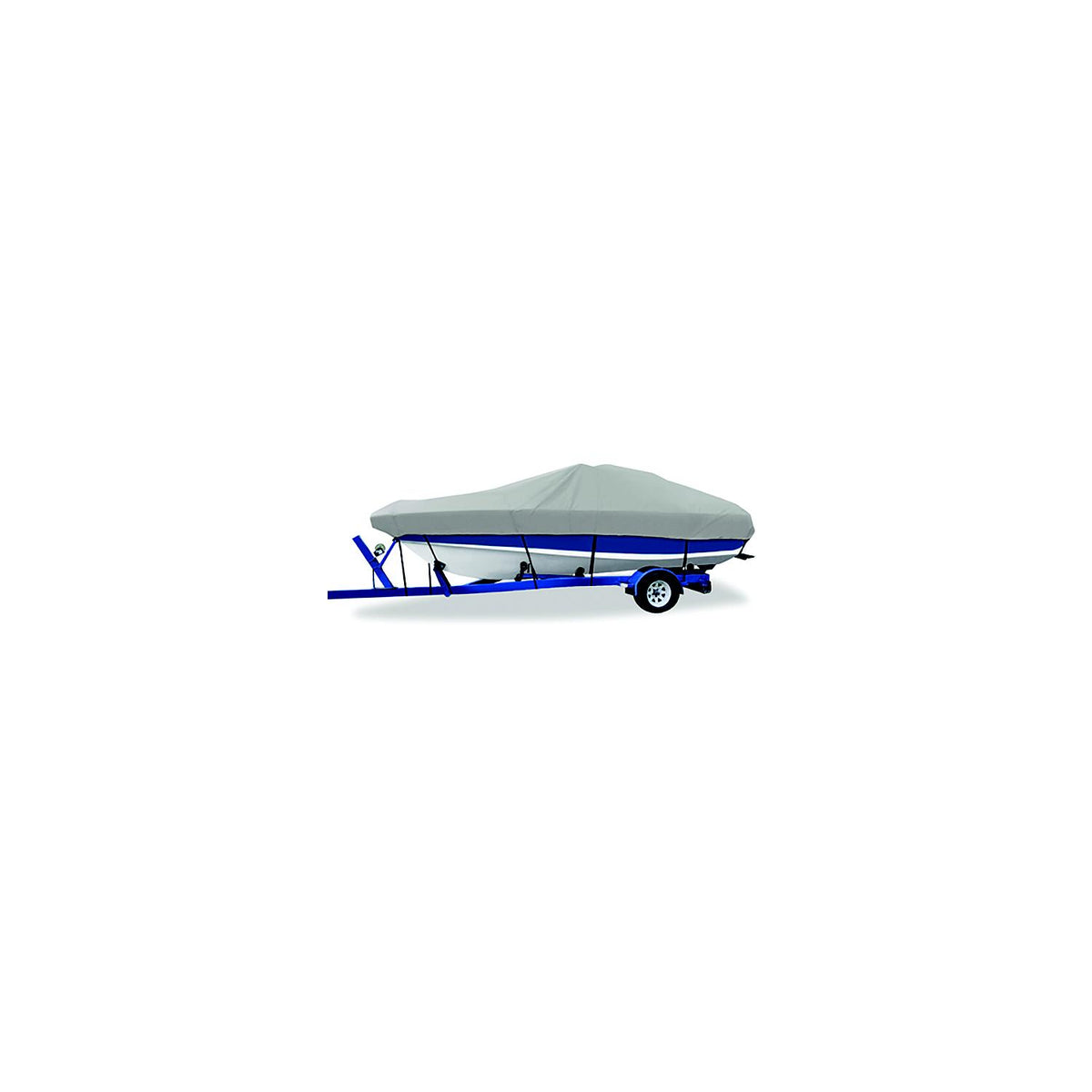 Carver Covers Carver 79001 Flex-Fit PRO⢠V-Hull fishing boat, Slate Gray - 79001 - official Carver by Covercraft product image 3