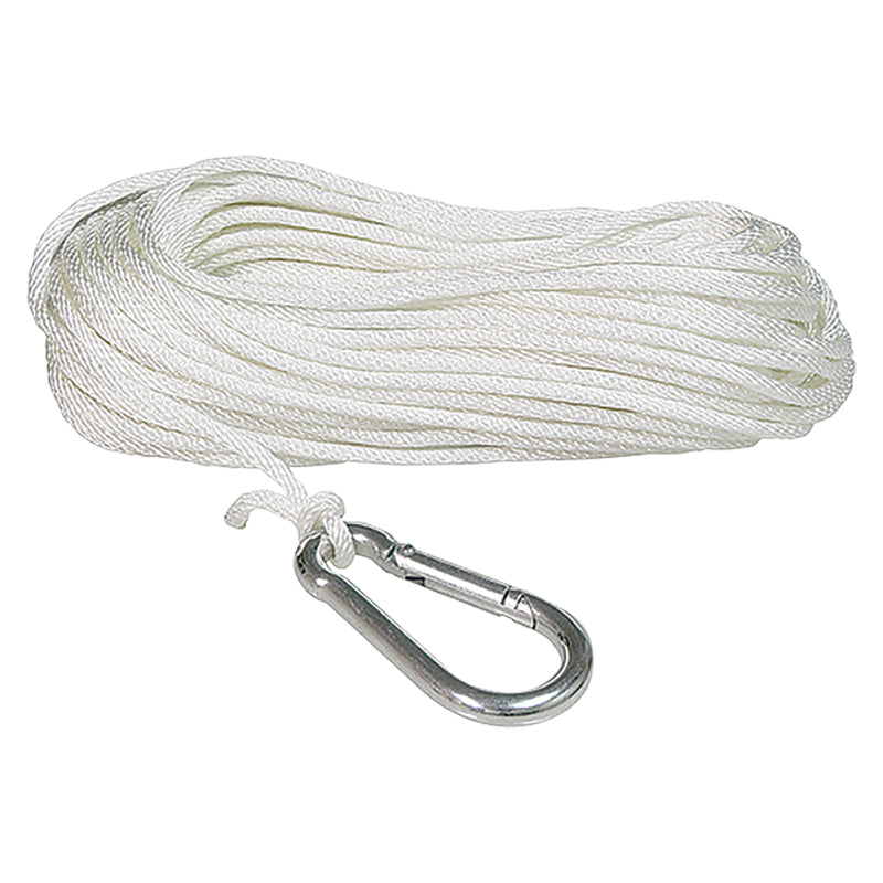 Seasense Solid Braid Nylon Anchor Line (White, Diameter 3/8", Length 35') - 50013055 - image 2