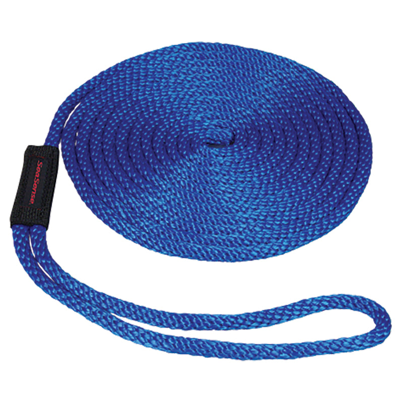 Seasense Solid Braid Multi-Filament Polypropylene (MFP) Dock Line with Chafe Guard (Blue, Diameter 1/2", Length 15') - 50013114 - image 3