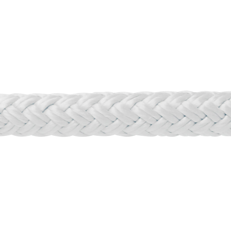 Seasense Diamond Braid Nylon Rope (White, Diameter 3/16", Length 50') - 50013120 - image 1