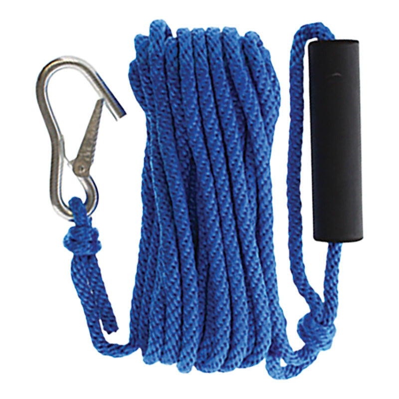 Seasense Solid Braid Multi-Filament Polypropylene (MFP) Launch Line with Foam Handle (Blue, Diameter 5/16", Length 30') - 50013240 - image 1