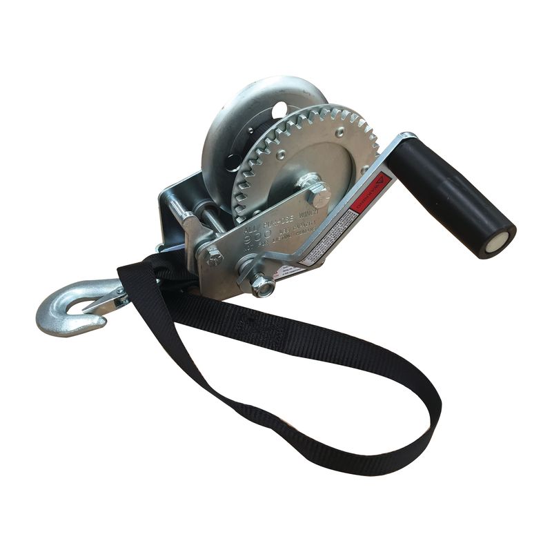 Seasense 900 lb. Zinc Plated PWC Trailer Winch - 50018009 - image 1