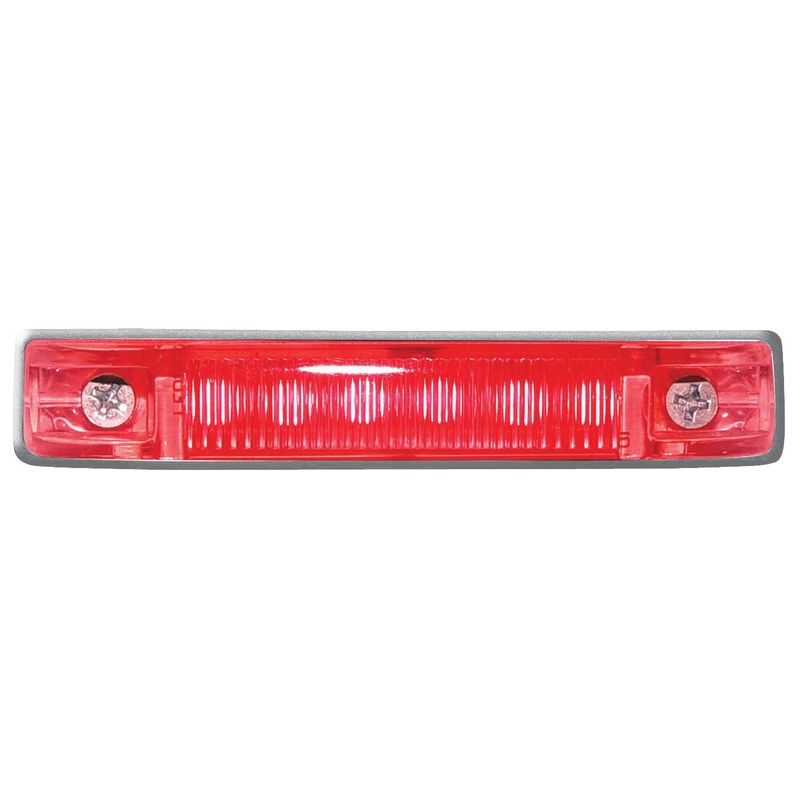 Seasense L.E.D. Multi-Purpose Utility Strip Light with Chrome Bezel (6 Red L.E.D.s, Length 4") - 50023601 - image 1
