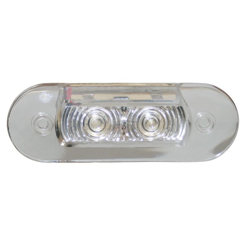 Seasense L.E.D. Recessed Companion Way Light (Clear/3 White L.E.D.s.) - 50023632 - image 1