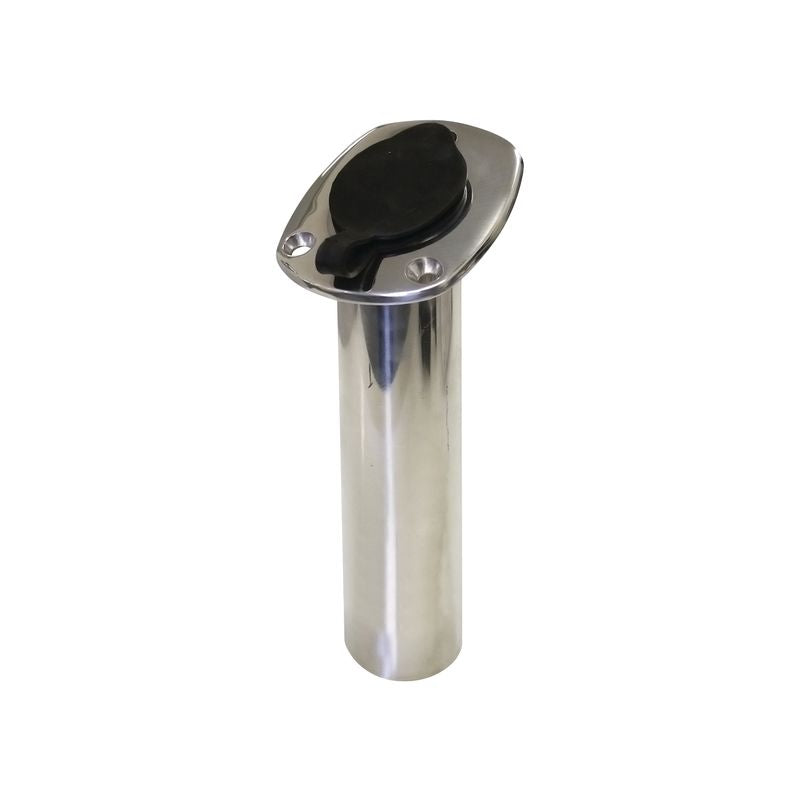 Seasense Stainless Steel Flush Mount Rod Holder with Rubber Cap - 50091437 - image 1