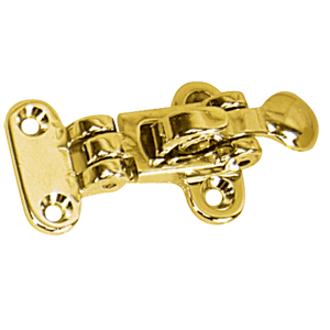 Whitecap Anti-Rattle Hold Down - Polished Brass - S-0054BC