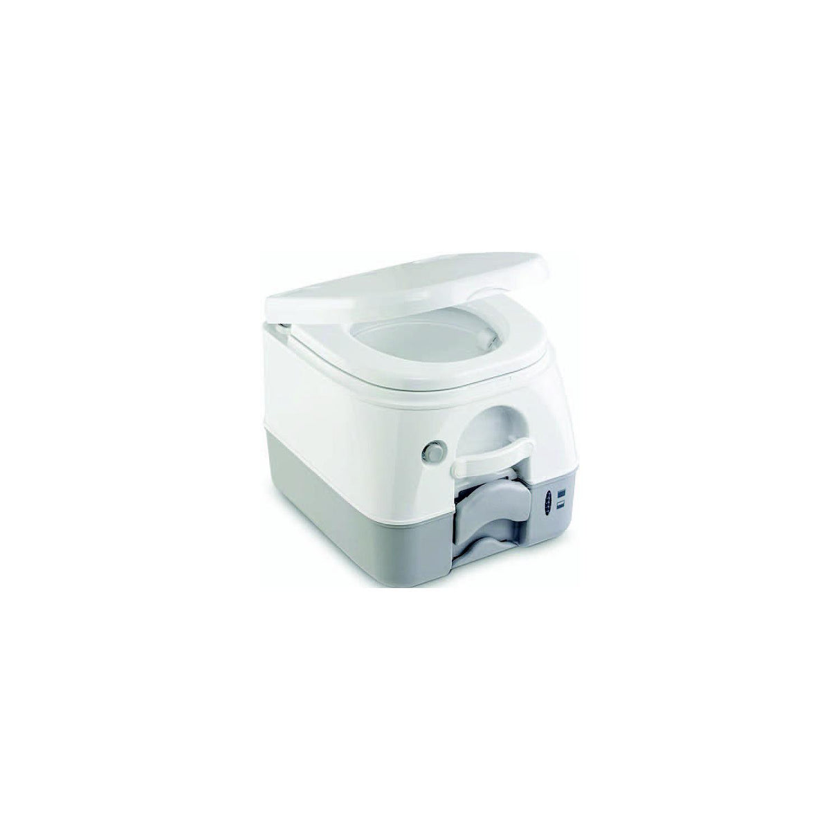 Dometic 2.5 Gallon Full Size 975MSD Portable Toilet With Push Button Flush - 9108552692
