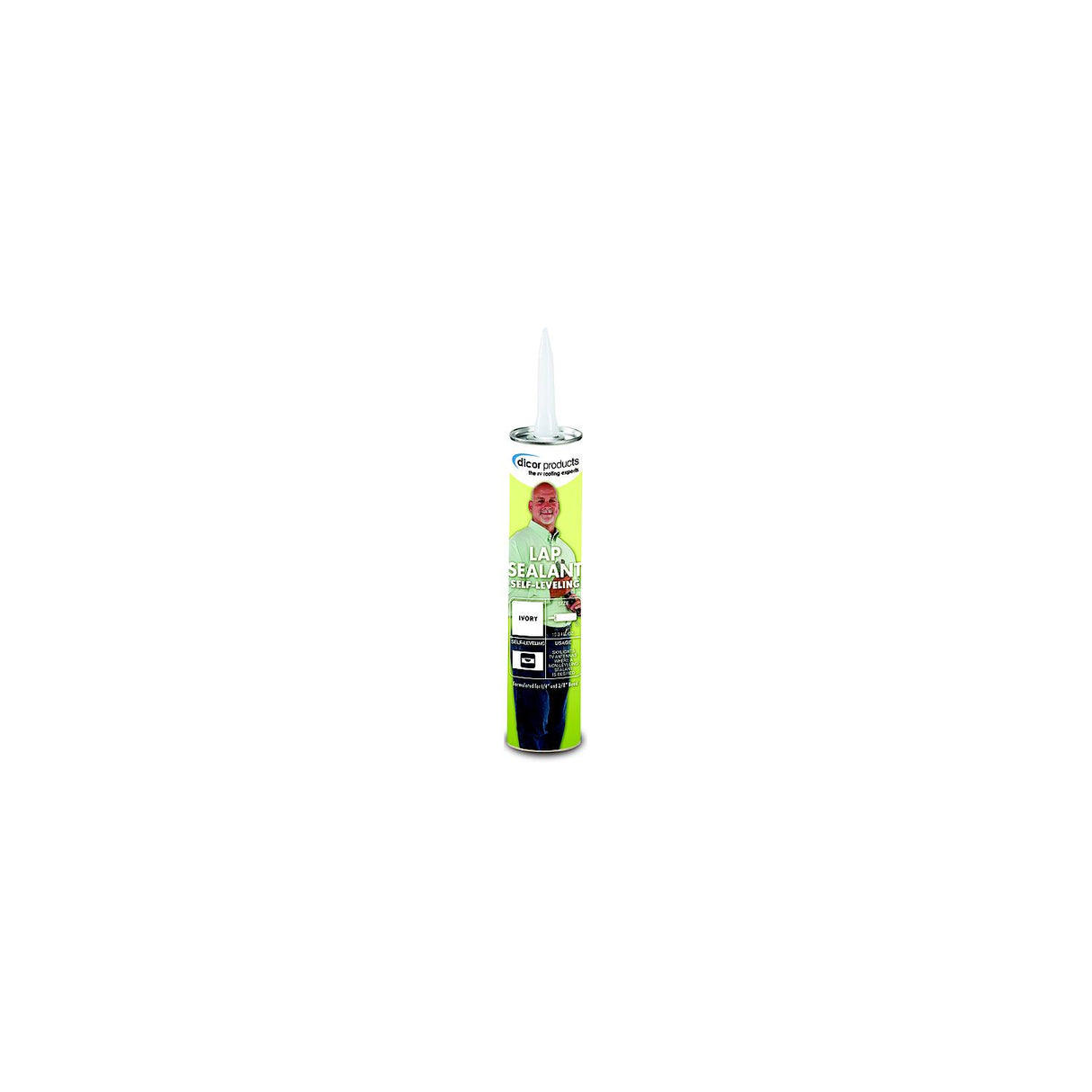 Dicor Corporation Dicor 501LSV1 EPDM Rubber Roof System Self-Leveling Lap Sealant, Ivory - 501LSV-1 - official Dicor Corporation product image 3