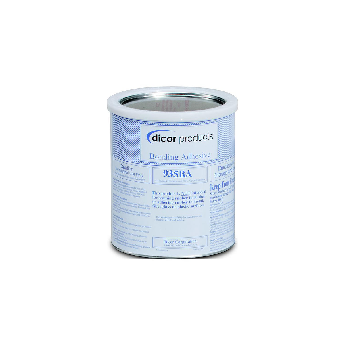 Dicor Corporation Dicor 935BA1 Tufflex Rubber Roof System Water Based Bonding Adhesive, Gal. - image 1