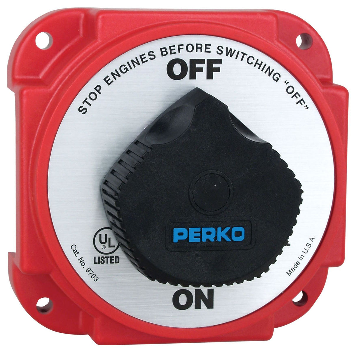 Perko Heavy Duty Battery Disconnect Switch with AFD - 9703 DP - image 1