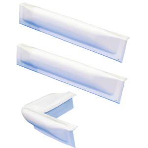 Dock Edge 3 Piece Dock Bumper Kit - 1 Corner Piece, 2 18" Straight Pieces - DE73100F