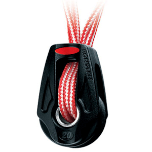 Ronstan Series 20 Ball Bearing Orbit Block - Single - Dyneema Lashing - Becket Option - RF25109