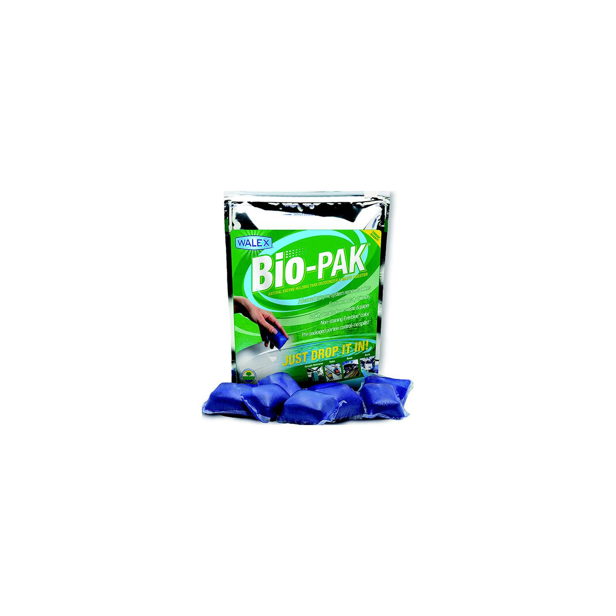 Walex Products Walex BIOBLUBG Porta-Pak Fresh Scent Holding Tank Deodorizer, 50/Pk - image 1