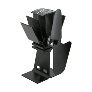 Ecofan by Caframo Original Heat Powered Stove Fan - Black Blade - 800CAXBX
