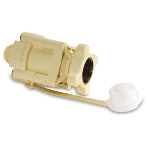 Shurflo by Pentair Pressure Reducing City Water Entry - In-Line - Cream - 183-039-08