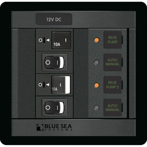 Blue Sea Systems Blue Sea 1522 360 Panel Dual Bilge Pump Control