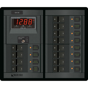 Blue Sea Systems Blue Sea 1217 12V DC 12 Position w/Digital Meter