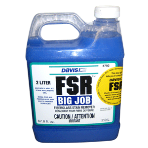 Davis Instruments Davis FSR Big Job Fiberglass Stain Remover - 2-Liter - 792