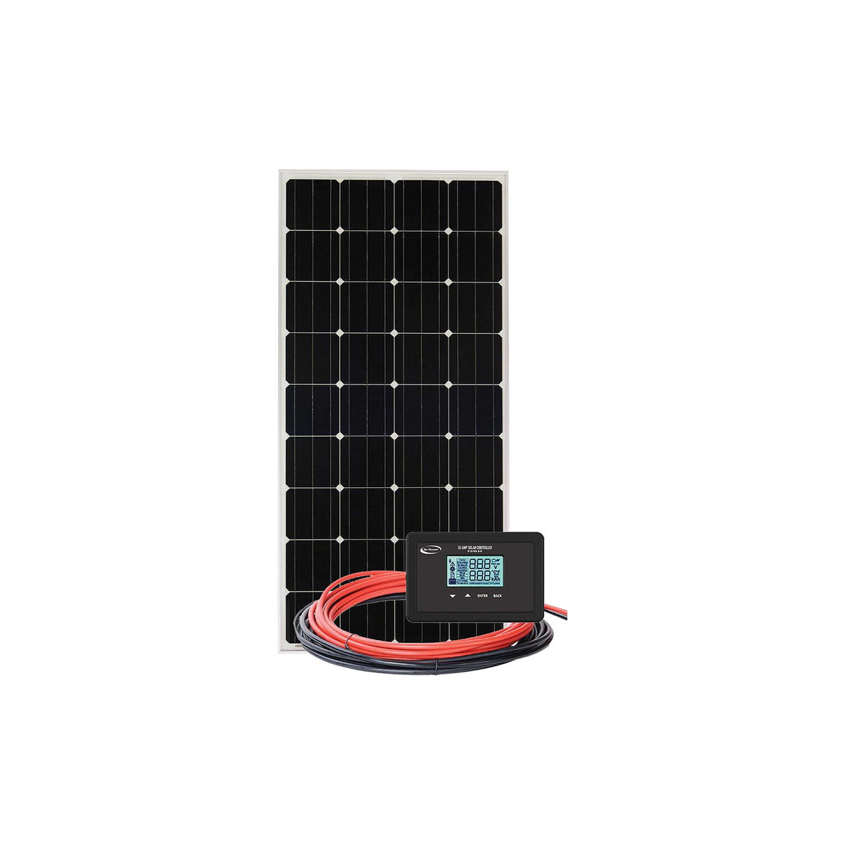 Go Power! 83299 Retreat Solar Charging Kit w/Controller, 100 Watts - image 1