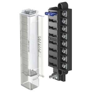 Blue Sea Systems Blue Sea 5046 ST Blade Compact Fuse Blocks - 8 Circuits w/Cover
