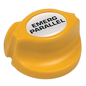 BEP Marine BEP Emergency Parallel Battery Knob - Yellow - Easy Fit - 701-KEY-EP