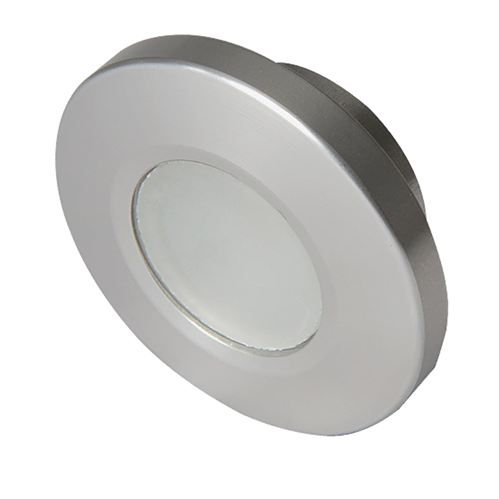 Lumitec Orbit Spectrum Flush Mount Down Light - Brushed Housing - White Dimming & Red/Blue Non-Dimming - 112507
