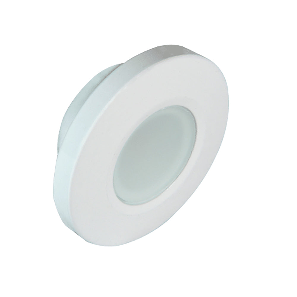 Lumitec Orbit Flush Mount LED Down Light - Spectrum RGBW - White - 112527