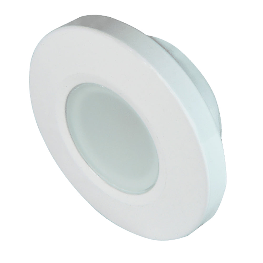 Lumitec Orbit Flush Mount LED Down Light - Spectrum RGBW - White - 112527