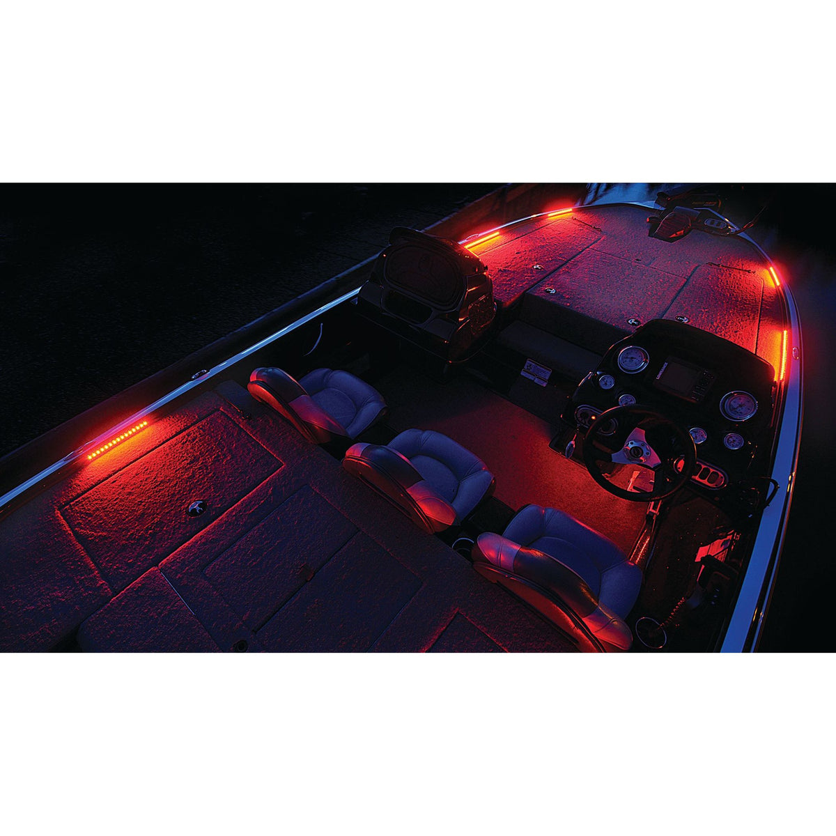 T-H Marine Blue Water L.E.D. Night Blaster Deck Lighting System (Red) - LEDBW-106-R-DP - image 1