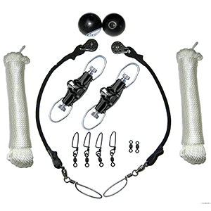 Rupp Marine Rupp Top Gun Single Rigging Kit w/Nok-Outs f/Riggers Up To 23' - CA-0025-TG