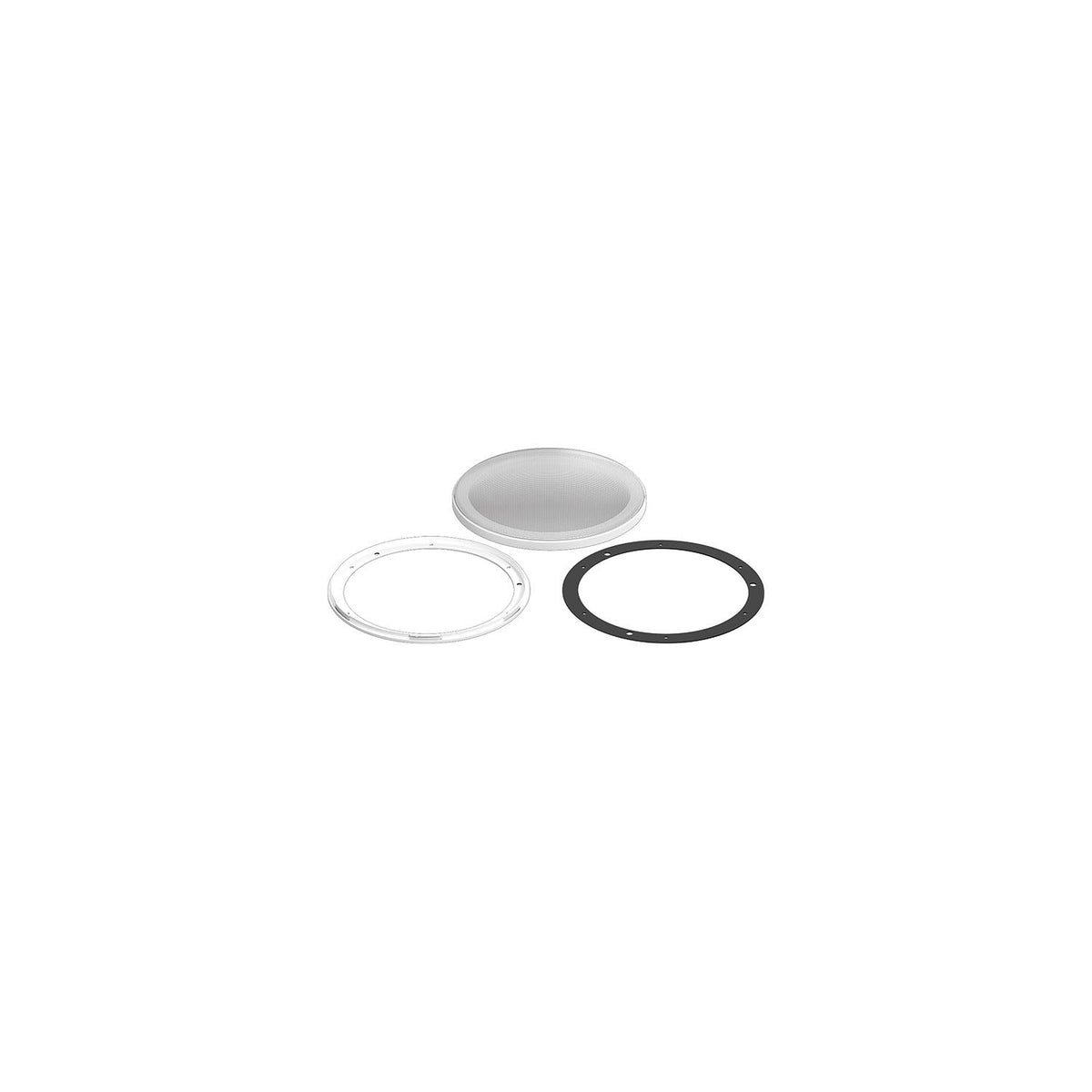 Wet Sounds ZEROXY10W XY White Yacht Style Subwoofer Grille - White, 10" diameter - ZERO XY 10 GRILLE-W - image 1