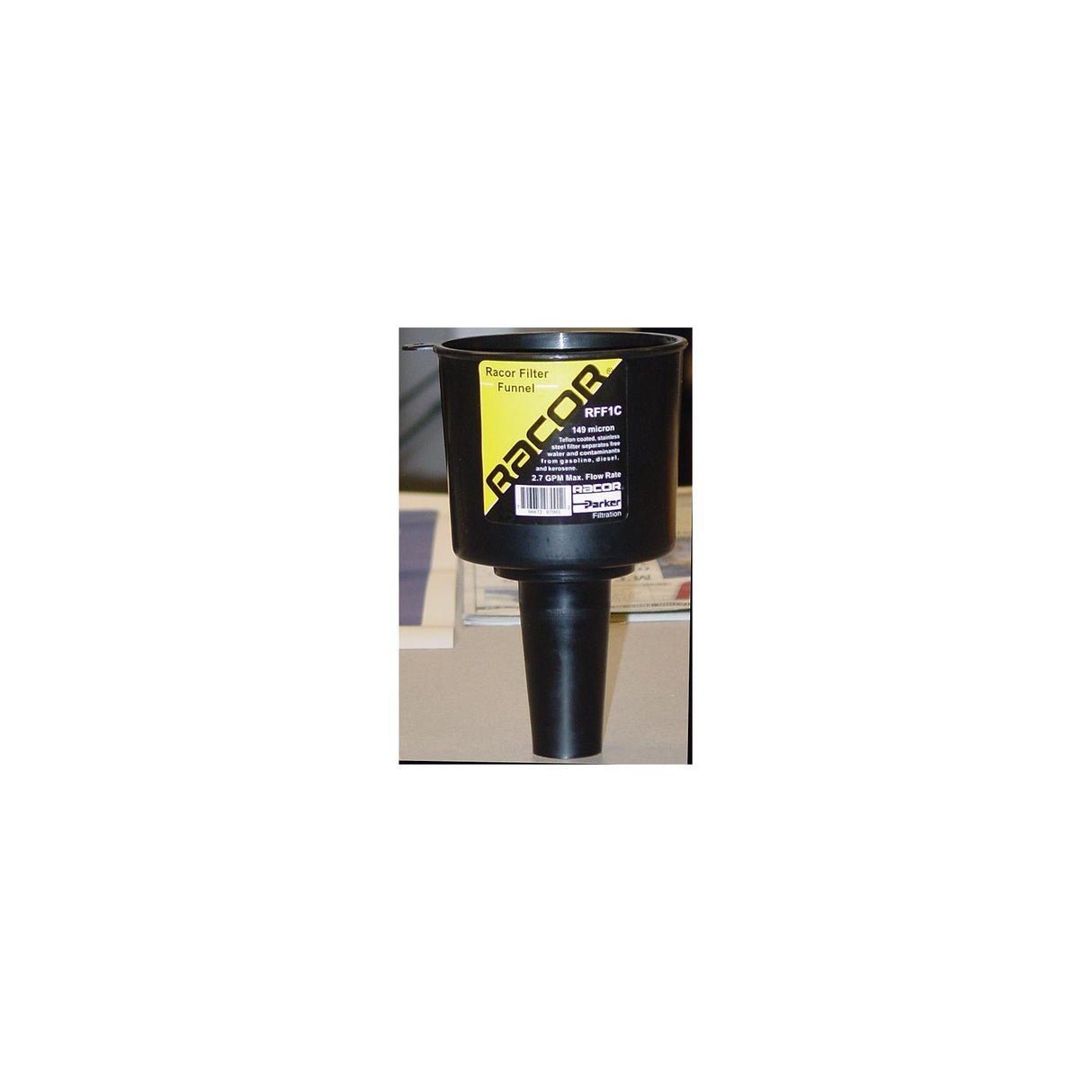 Racor RFF1C Fuel Filter Funnel - Water Separating, 2.7 GPM, 127 Micron - RFF1C