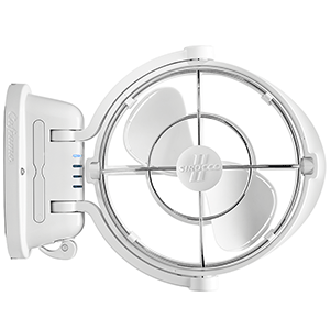 SEEKR by Caframo Sirocco II 3-Speed 7" Gimbal Fan - White - 12-24V - 7010CAWBX