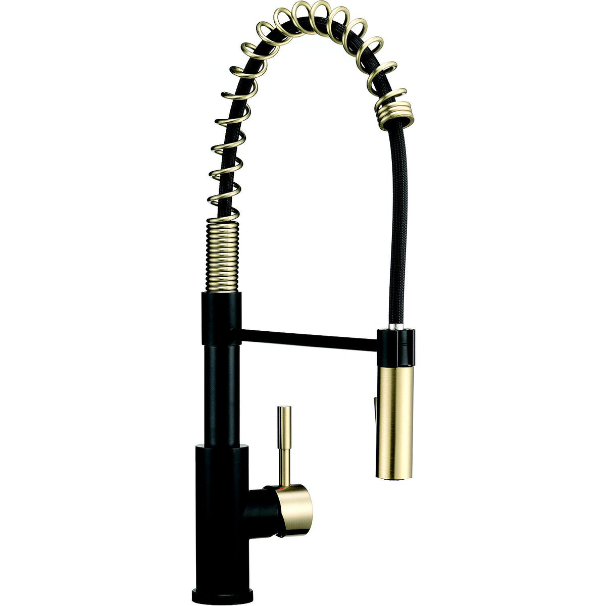 Dura Faucet DFMK504SLKMBMG Streamline Coil Pull-Down Kitchen Faucet - image 1