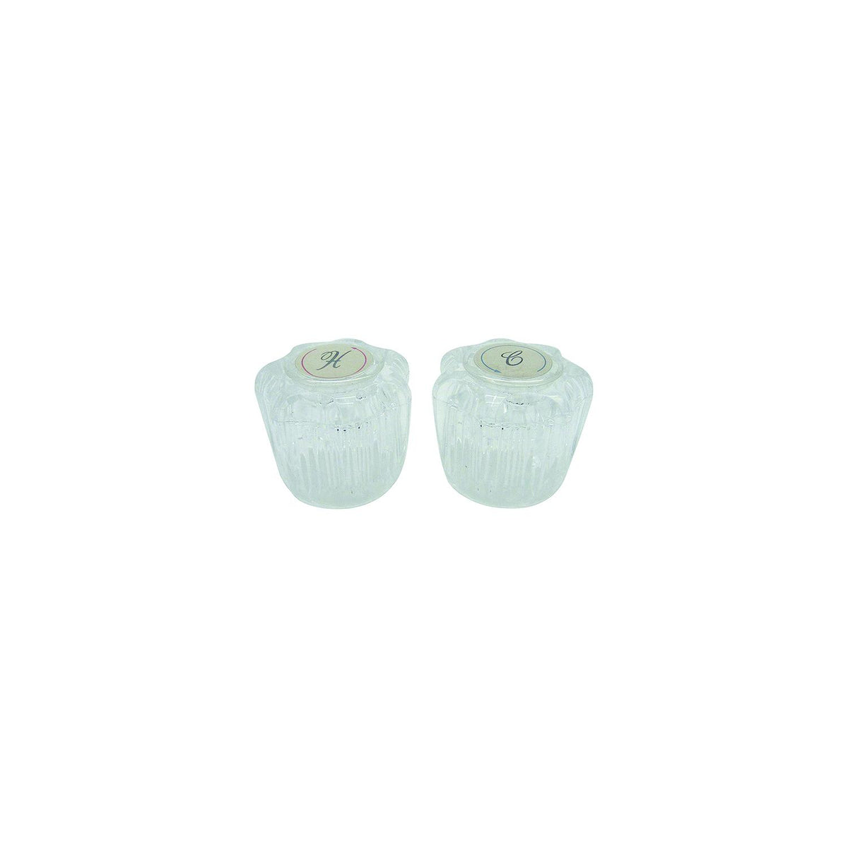 Dura Faucet DFRKA Faucet Knobs, Crystal Acrylic, 1 pr. - image 1