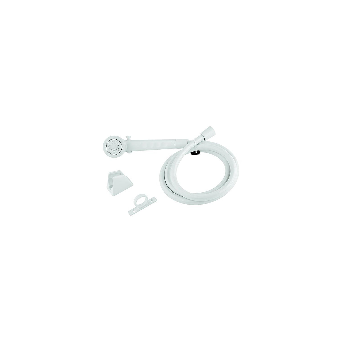 Dura Faucet DFSA130WT Economy Single Function Shower Wand & Hose Kit, White - image 2